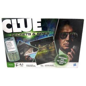 CLUE Secrets & Spies family board game HASBRO 2009, NEW